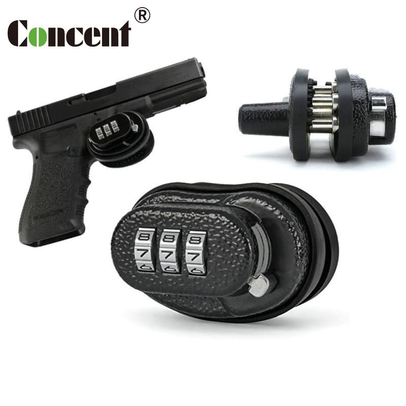 Manufacturer Direct Supply Trigger Lock for Password Gun Lock, European and American Zinc Alloy Anti-theft Protection, Durable Zinc Alloy Material