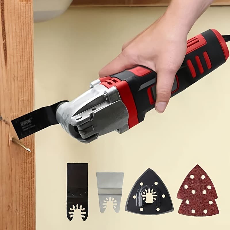 2025 New Cross-border Drop Shipping: Corded Multi-functional Electric Oscillating Tool with 6 Saw Blades