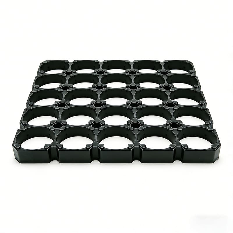 18650 stand lithium battery holder 5*5 plastic battery stand cylindrical battery stand handmade DIY battery pack accessories