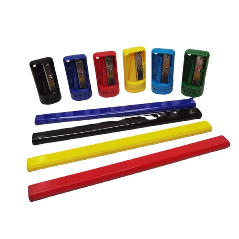 Factory Supply Octagonal Carpenter Pencil Sharpener, Four-Corner Oval Carpenter Pencil Manual Sharpener, Custom Logo Available, In Stock