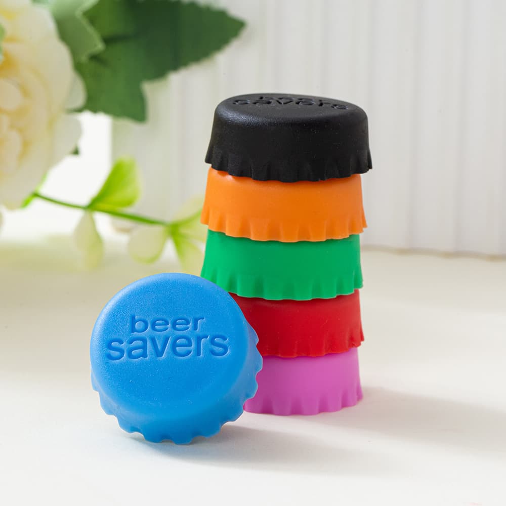 Creative Best-Selling Silicone Beer Bottle Freshness Cap Silicone Bottle Cap Sealing Lid Eco-Friendly Food-Grade Material 6 Colors in Stock