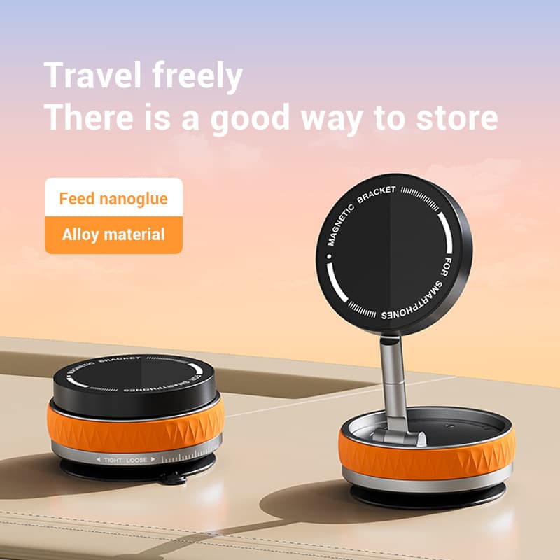 Car Phone Holder Suction Cup Vacuum Magnetic Mount