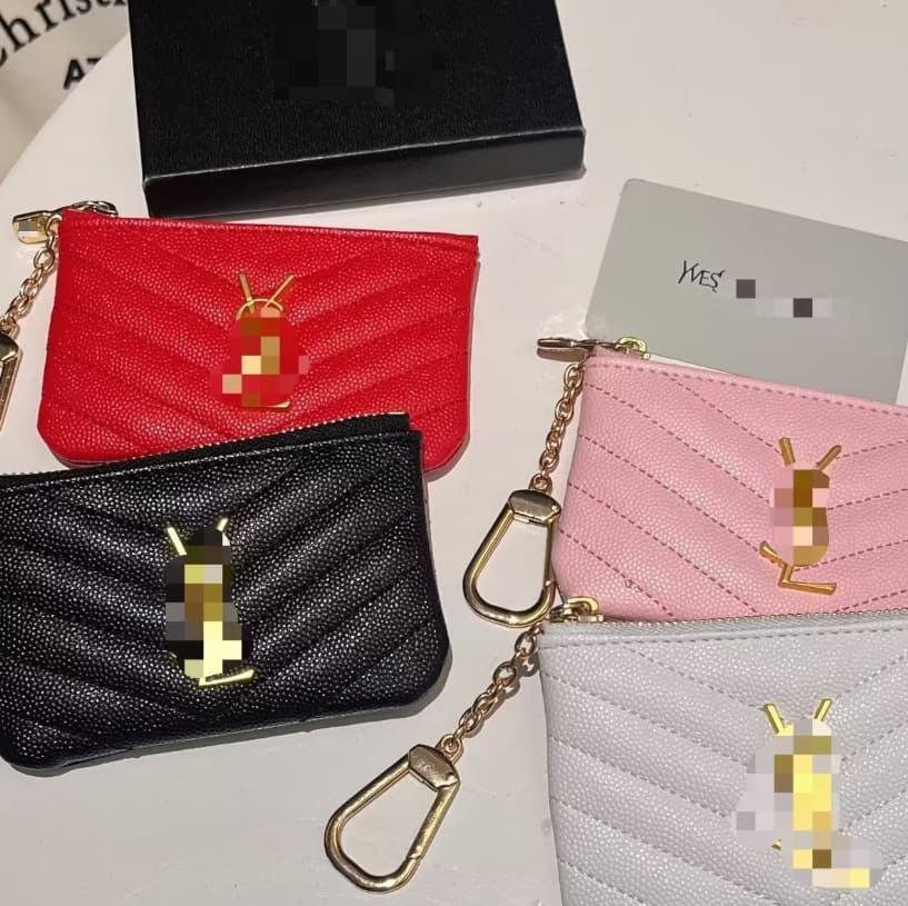 Factory Direct YSL Y-House Embossed Cotton Bag Coin Purse Niche Chanel Style New Luxury Trendy Brand