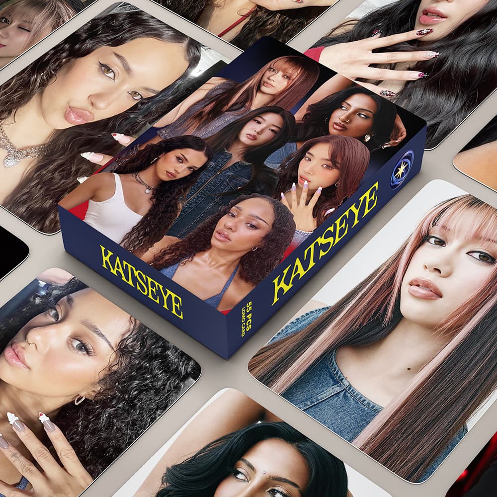 KATSEYE New Photo Cards Album Decoration Support Memorial Lomo Cards Sexy Girl Poster Postcards