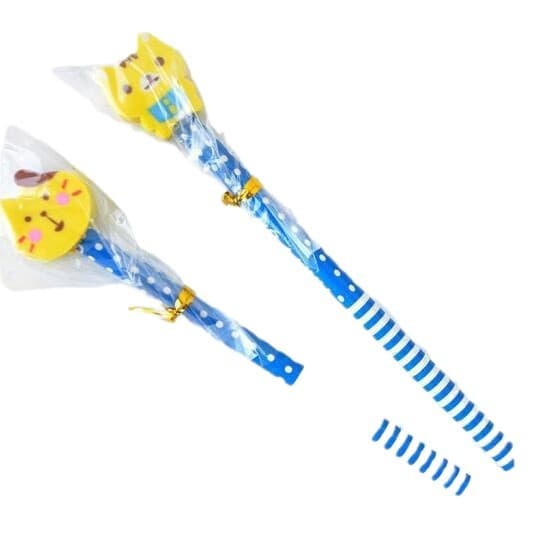 Creative Kids Wooden Pencil with Cute Animal Eraser Head, Cartoon Pencil with Eraser, Student Stationery Wholesale