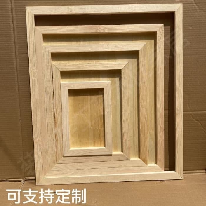 Oil Painting Canvas Board Acrylic Tempera Wooden Frame Chinese Painting Mineral Heavy Color Nailed Large Painting Board Li Fen Lacquer Painting