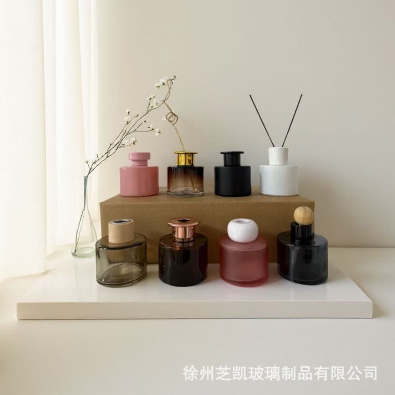Wholesale Transparent Flameless Aroma Bottle Premium Diffuser Glass Bottle Custom Logo Car Aroma Bottle Empty Bottle