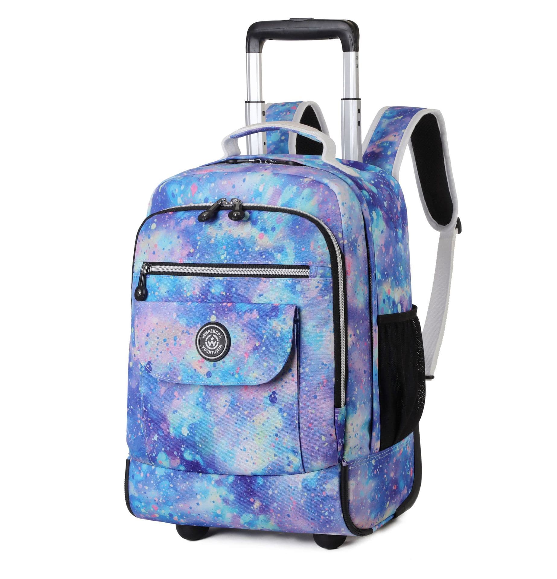 Weishengda Backpack with Pull Rod, Dual-Use School Bag, Ergonomic Spine Protection, Ultra-Light, Factory Direct