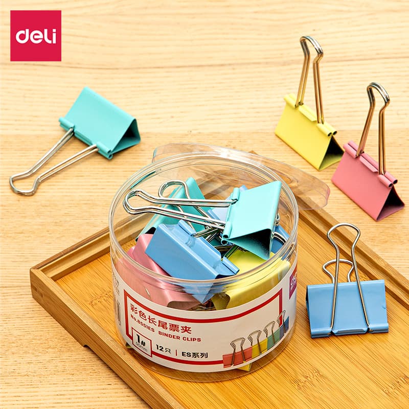 Ticket Clip Various Sizes Butterfly Clip Financial Bills Clip File Folder Iron Clip Office Supplies Stationery Clip Colored