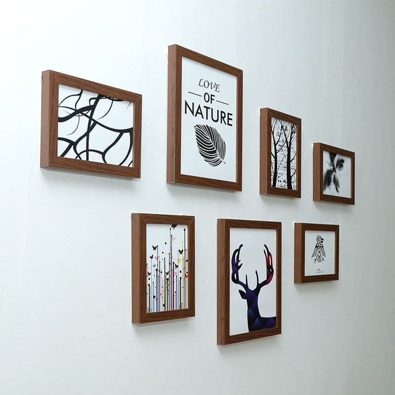 Nordic-style photo wall decorative painting, wall hanging frame background for hotel walls, living room photo wall dropshipping.