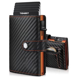 Anti-Theft RFID Blocking Wallet for Men and Women Multi-Slot Metal Pop-Up Card Case Tri-Fold Men's Wallet K03