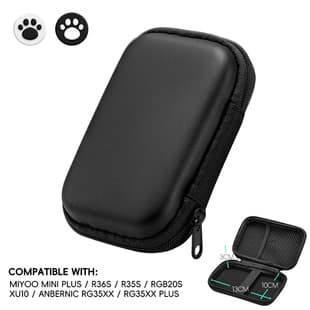 EVA Hard Shell Carrying Case for R35S/R36S Handheld Game Console Protective Storage Bag