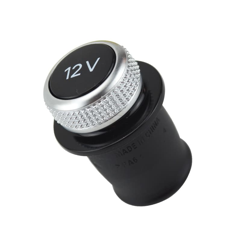 Suitable for Audi cigarette lighter dust cover car cigarette lighter a6a4l a3 chrome-plated Volkswagen dust plug decorative cover