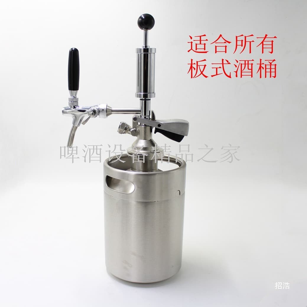 Stainless Steel Outdoor Keg Beer Dispenser Craft Beer Simple Manual Beer Pump Plate Type Well Type Beer Pump