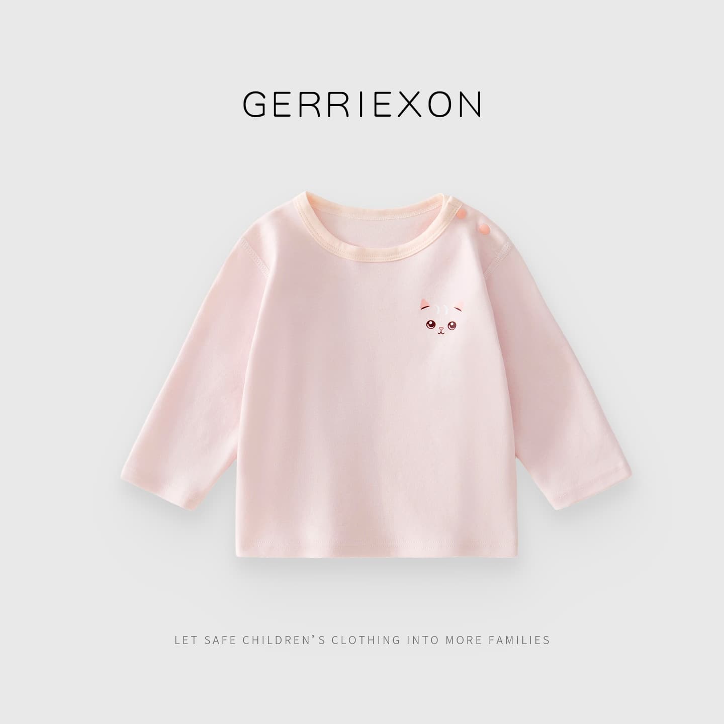Baby Girl Long Sleeve T-Shirt Spring Autumn Pure Cotton Class A Undershirt Cute Infant Top Fall Outfit Children's Base Layer