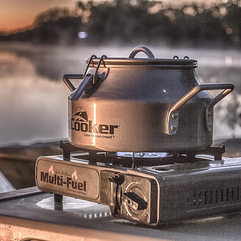 Mongolian Stone Barbecue Pot, Outdoor Camping Micro-Pressure Pot, Export Quality Pressure Cooker, Explosion-Proof for Open Flame Use in Wilderness