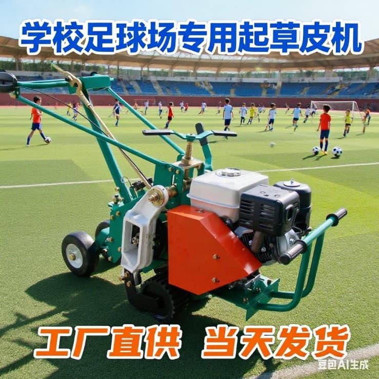Manufacturer wholesale hand-pushed turf cutter, gasoline multi-functional turf transplanting machine, small self-propelled lawn mower