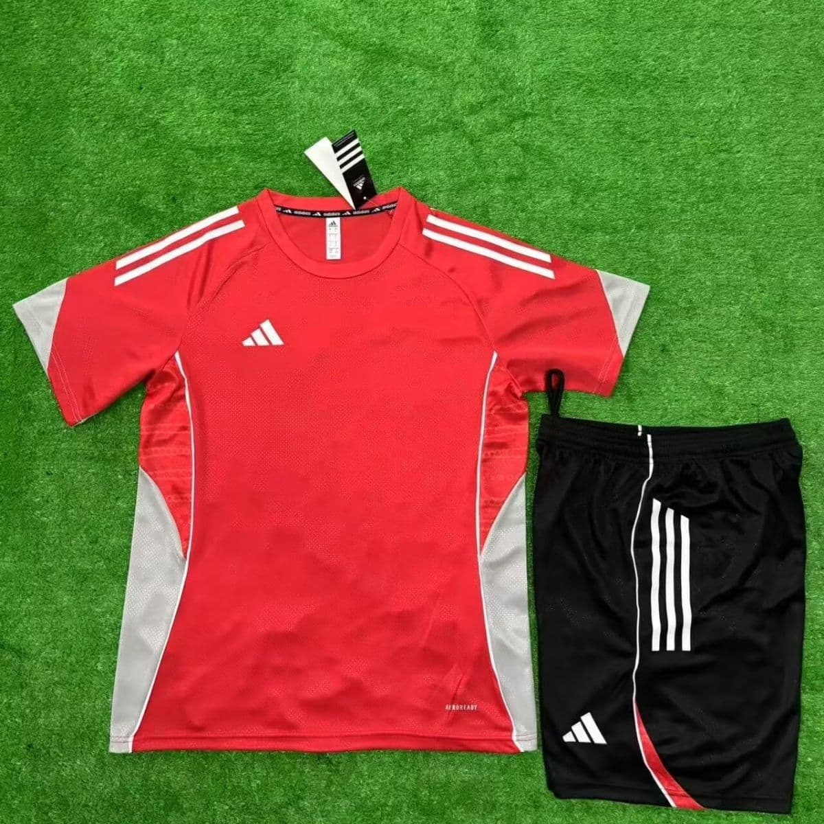 Football Jersey Set Men Sweat-Wicking Short Sleeve Adult Match New Football Jersey Personalized Breathable Sportswear Set WHSM
