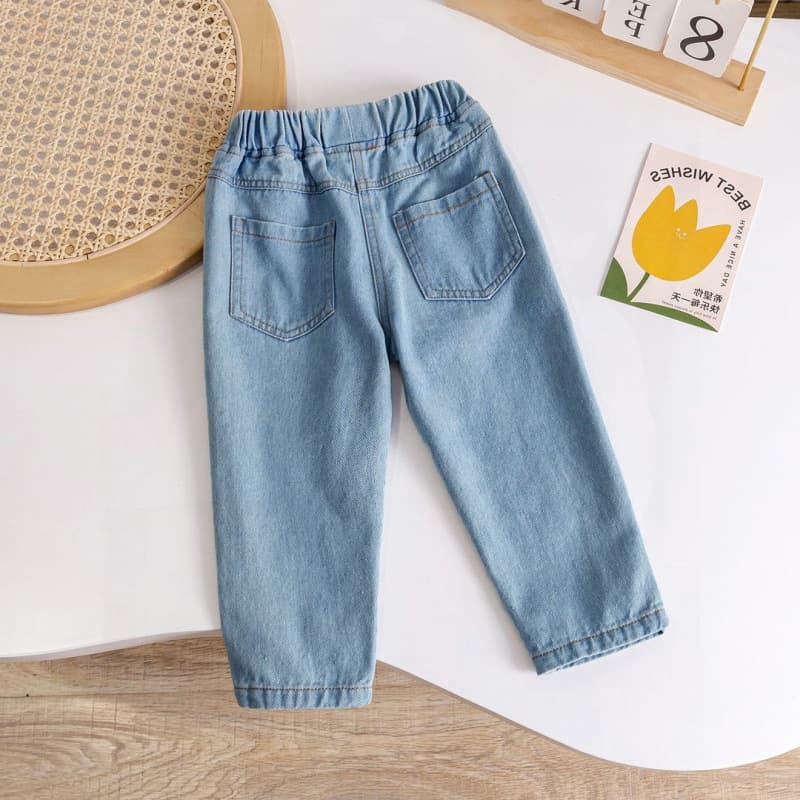 Girls Jeans Spring Autumn Korean Style 2025 New Toddler Girl Pants Fashionable Children Pants Girls Outerwear Trendy