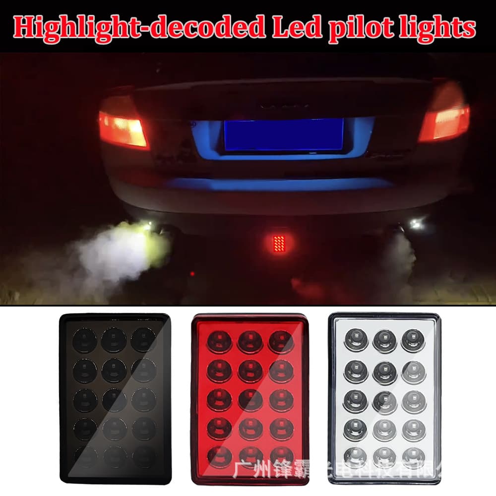 Car Accessories - Tail Lights - Led Rear Lamp Rear Brake Light Reverse Light Dynamic Turn Signal Driving