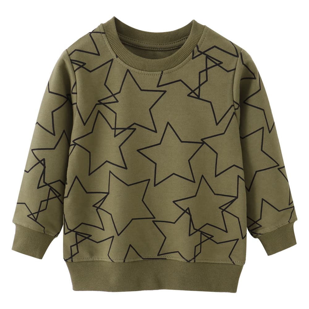 European and American Style Brand Children's Clothing Autumn and Winter Boys Long Sleeve Sweatshirt Top Kids Long Sleeve Terry Cloth Sweatshirt