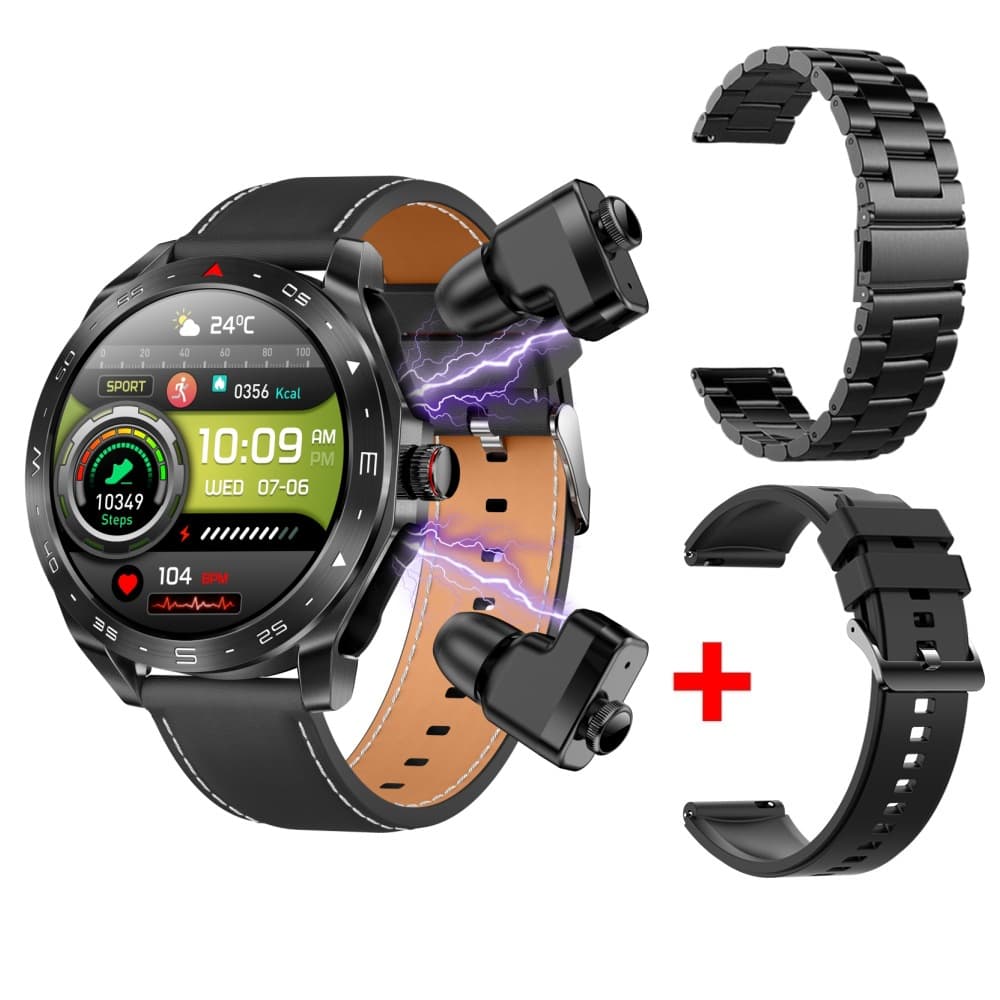 Cross-Border Smartwatch TWS Bluetooth Earphone 2-in-1 IPS Large Screen 1.52-Inch Wake Dual Call AI Voice T95