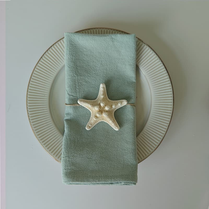 ins pure cotton napkin mouth cloth household square plain tea towel tablecloth table mat desktop western table decoration