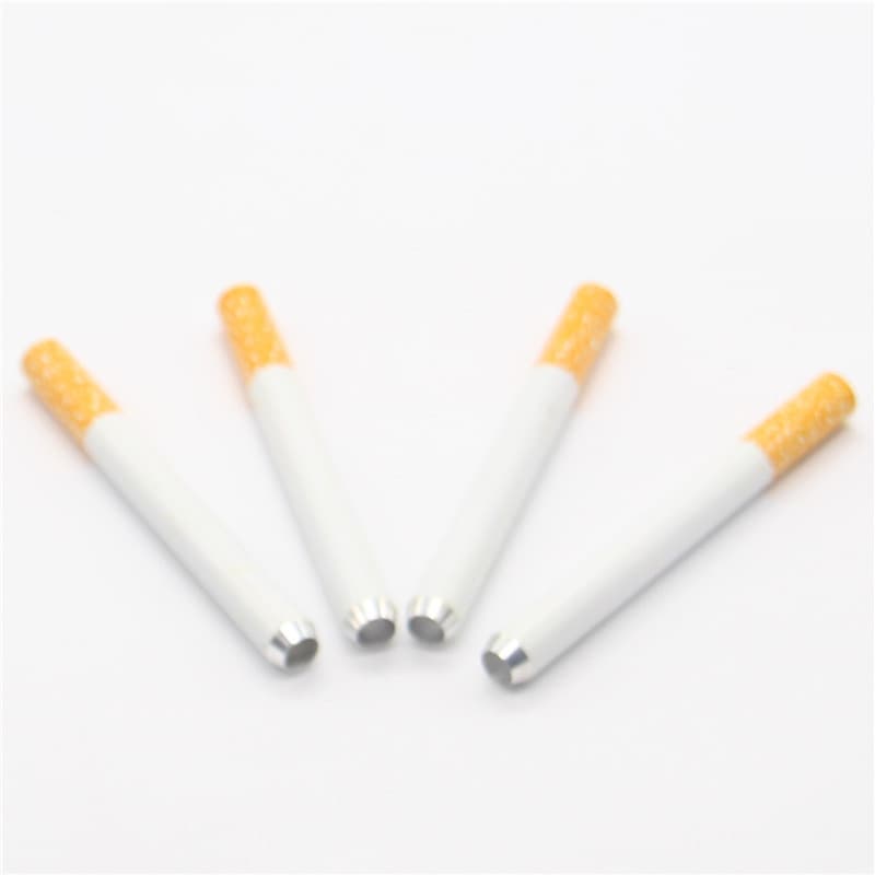 Aluminum Alloy Cigarette-Shaped Pipe, Export Pipe Filter, Length 78mm 55mm