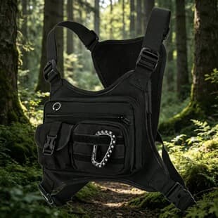 Amazon Cross-border Outdoor Travel Chest Bag Outdoor Tactical Chest Bag Camouflage Running Sports Chest Bag Men's Chest Bag