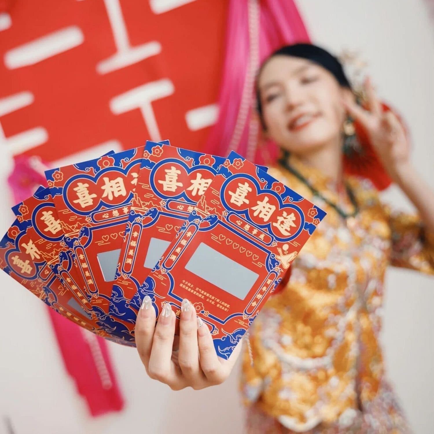 DIY scratch card props for wedding gate-crashing games, creative groom/groomsmen prank cards
