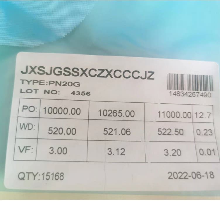 Original Manufacturer Sale Jingxin 20MIL LED Green Light Chip