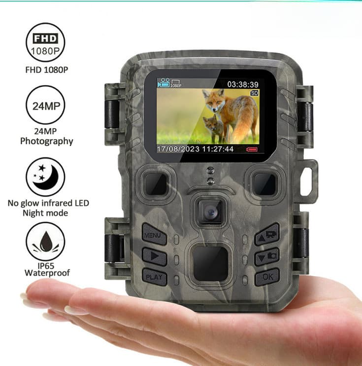 HD Outdoor Forestry Anti-Theft Night Screen Hunting Camera Trail Camera Infrared Tracking Camera
