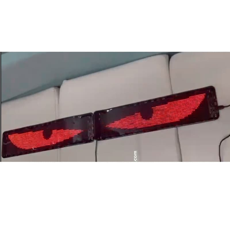 New Hot LED Big Eye Light Car Windshield Light Modified Car Light Cool Demon Eye Expression Light
