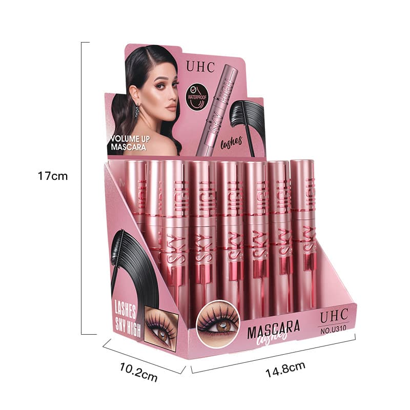 UHC Mascara Natural Curl Lengthening Volumizing Waterproof Sweatproof Cool Black Mascara for Cross-border Sales