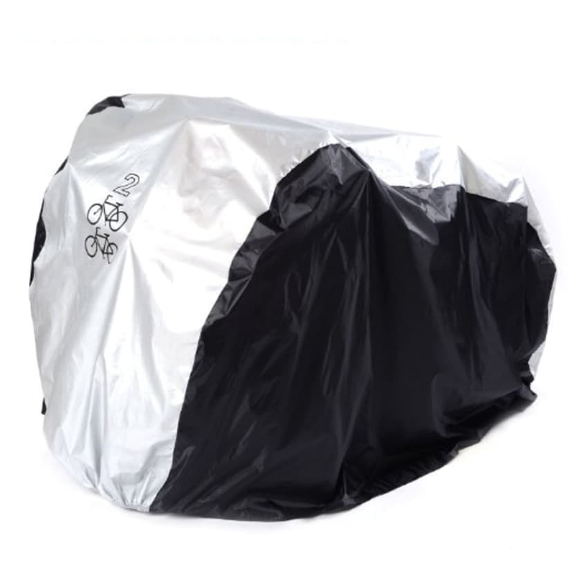 Cross-Border 210D Oxford Fabric European and American Style Bicycle Cover, Two-Waterproof Cover, Three-Bike Set for Mountain Bikes