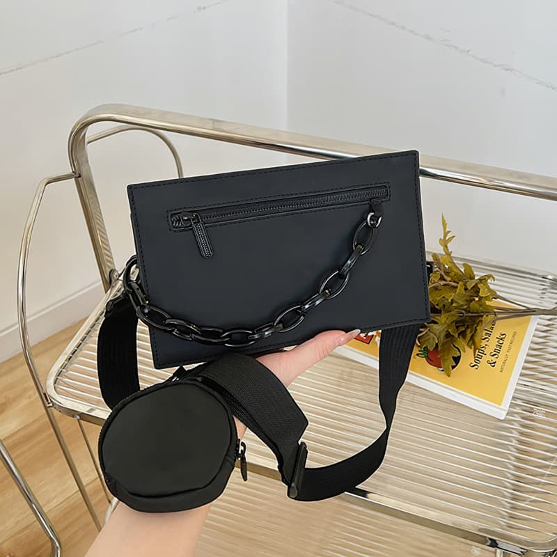 Men's Trendy Workwear Style Crossbody Bag Single Shoulder Sling Bag Fashionable Streetwear Small Sporty Satchel For Women