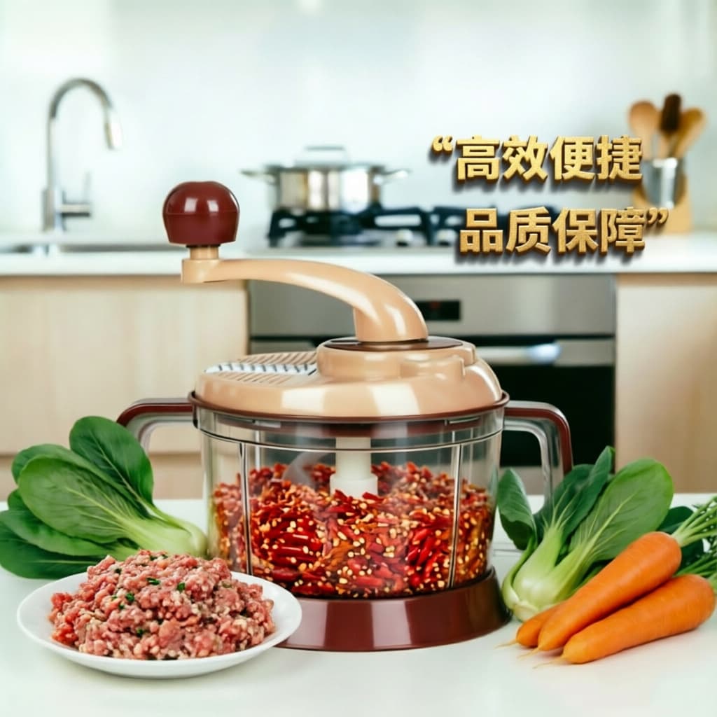 Home Filling Mincer, Vegetable Chopper, New Manual Meat Grinder, Kitchen Multifunctional Cutter, Garlic Mincer