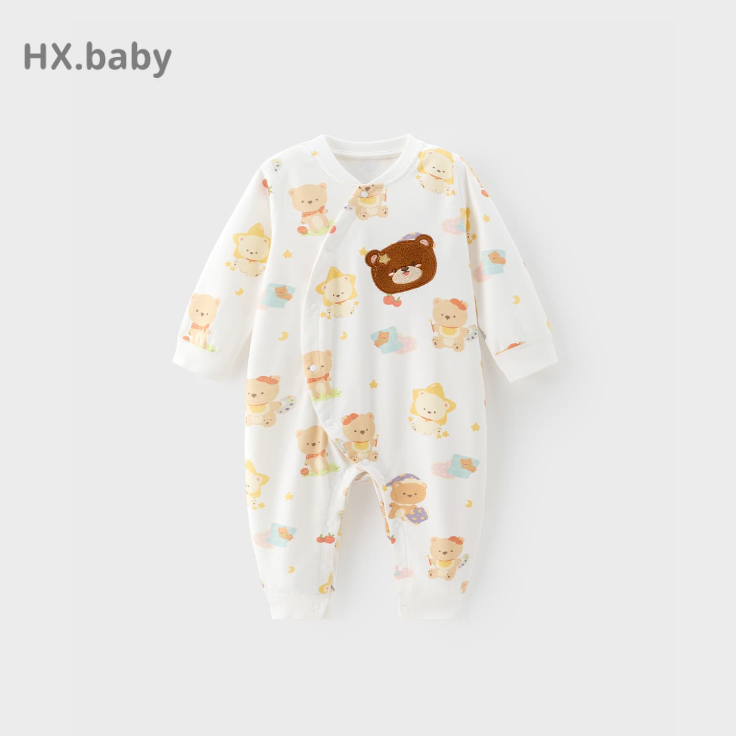 Newborn baby clothes, autumn and winter pure cotton butterfly clothes, baby monk clothes, spring and autumn baby jumpsuits