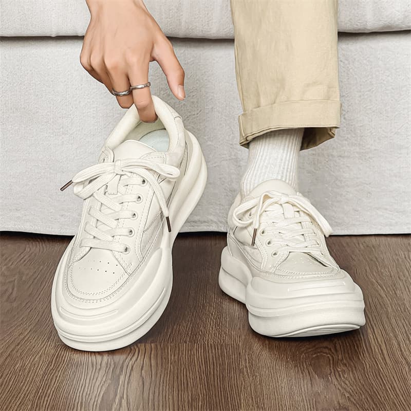 2025 New Style Niche Bread Shoes Casual Trendy Men's Shoes Dad Shoes Platform Shoes Lightweight Foam Sole