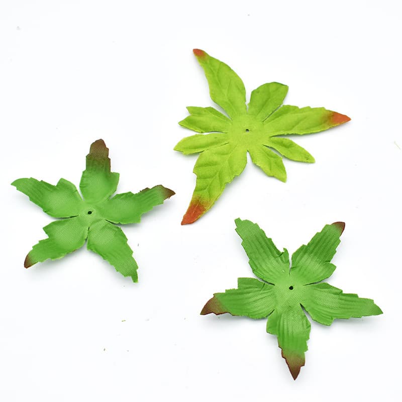 Simulation Flower Accessories Rose Fabric Base Peony Fabric Base Leaf Fabric Base DIY Handmade Flower Making Materials Wholesale