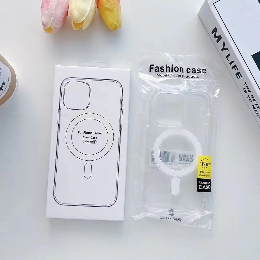 iPhone 18 Pro Magnetic Case Compatible with Apple 17 Air Transparent 15 Shockproof Hard Case 16 PM Phone Cover