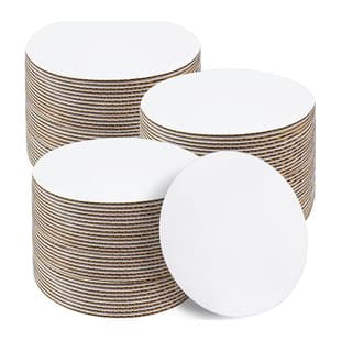Amazon Hot Sale White Round Corrugated Cake Base Disposable Cake Tray Base Pad Wholesale