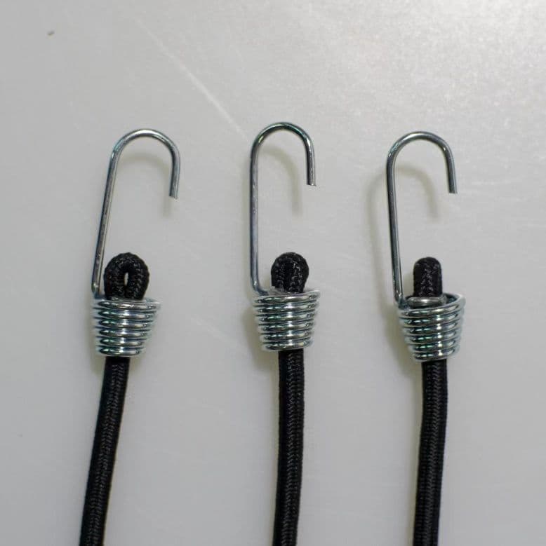 Multifunctional 4mm mini rubber hook elastic ropes, luggage elastic bands, fixed tie-down straps, and cord straps.