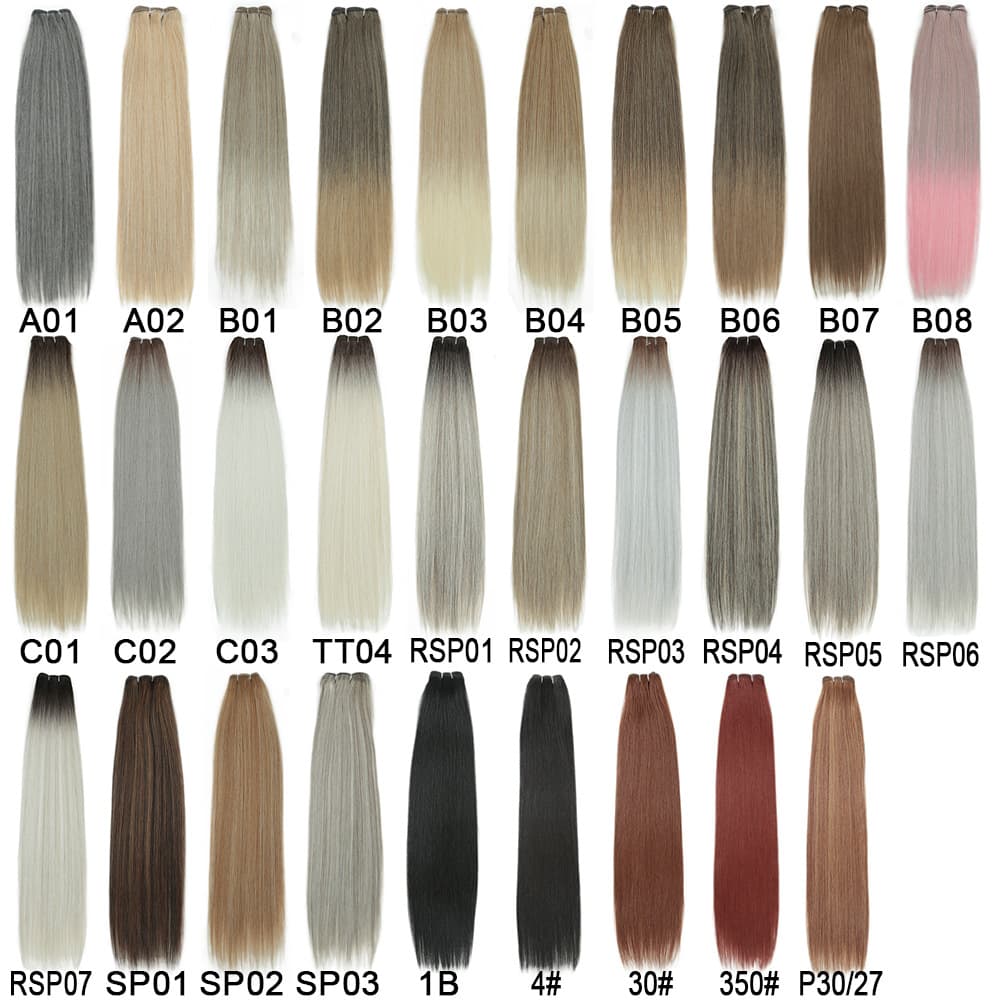 26" Straight Hair Weft for AliExpress Cross-Border, African and European Long Straight Synthetic Hair Weft