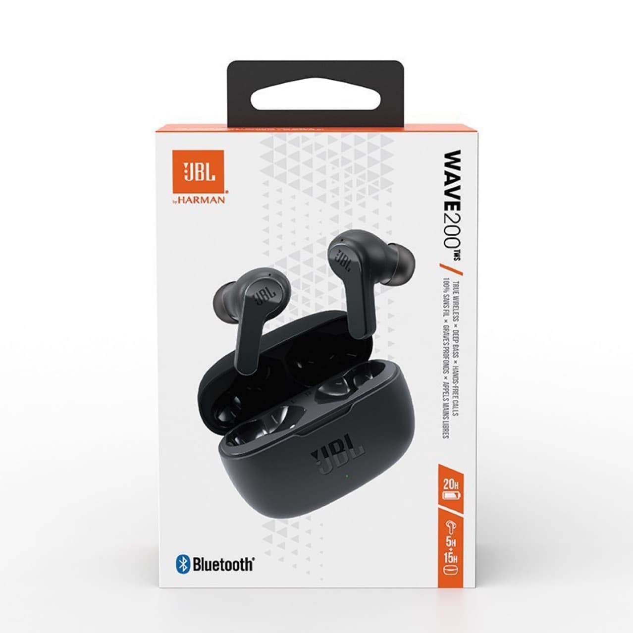 Cross-border applicable JBL Wave200 TWS True Wireless Semi-in-ear Bluetooth Genuine Headphones Music Sports Earphones
