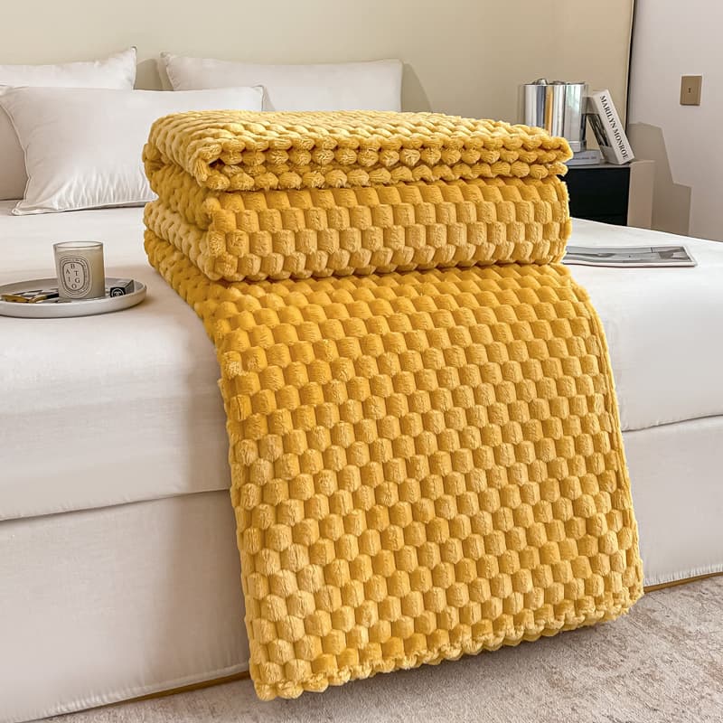 Golden Turtle Velvet Blanket Flannel Blanket Nap Blanket Office Thickened Coral Velvet Cover Blanket Air Conditioning Blanket Velvet Blanket Wholesale