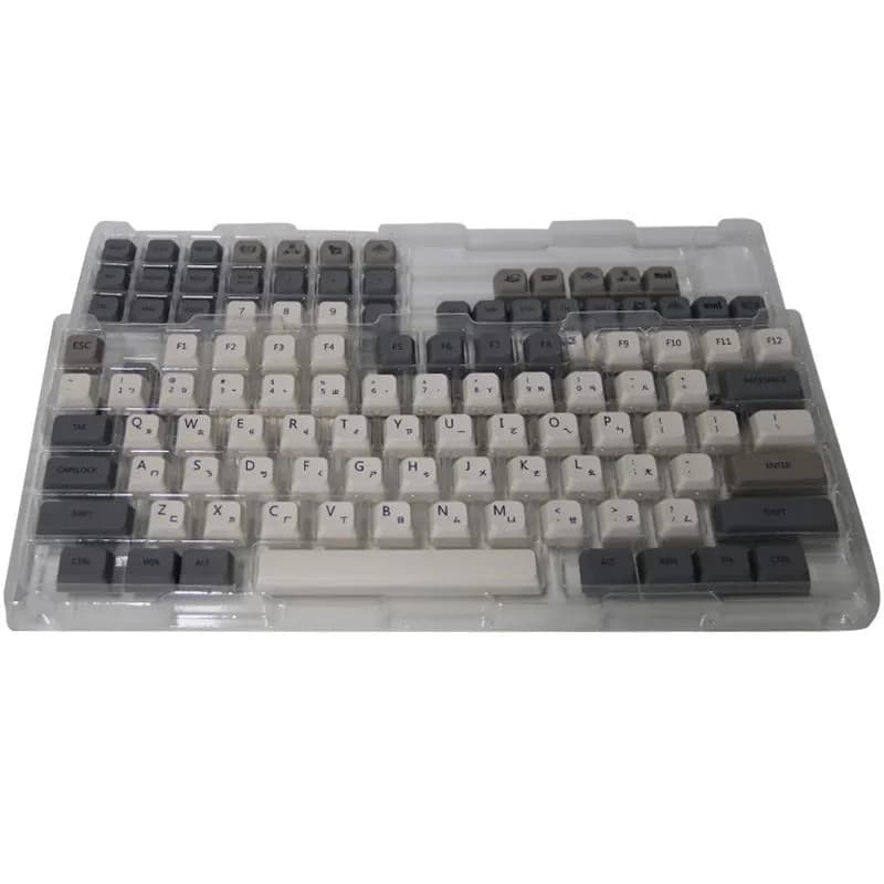 Revelation XDA Russian/Phonetic/Korean 133-key small full set PBT dye-sublimation custom keycaps wear-resistant mechanical