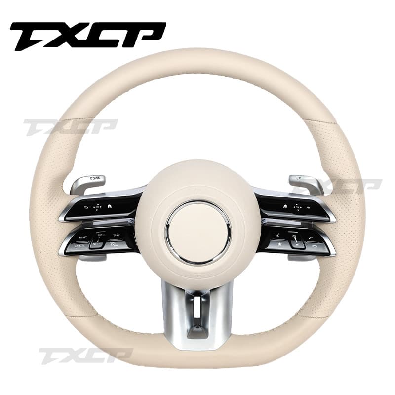 For Mercedes AMG A-Class B-Class C-Class G-Class E-Class S-Class CLA Modified Upgrade Leather Dragonfly Steering Wheel