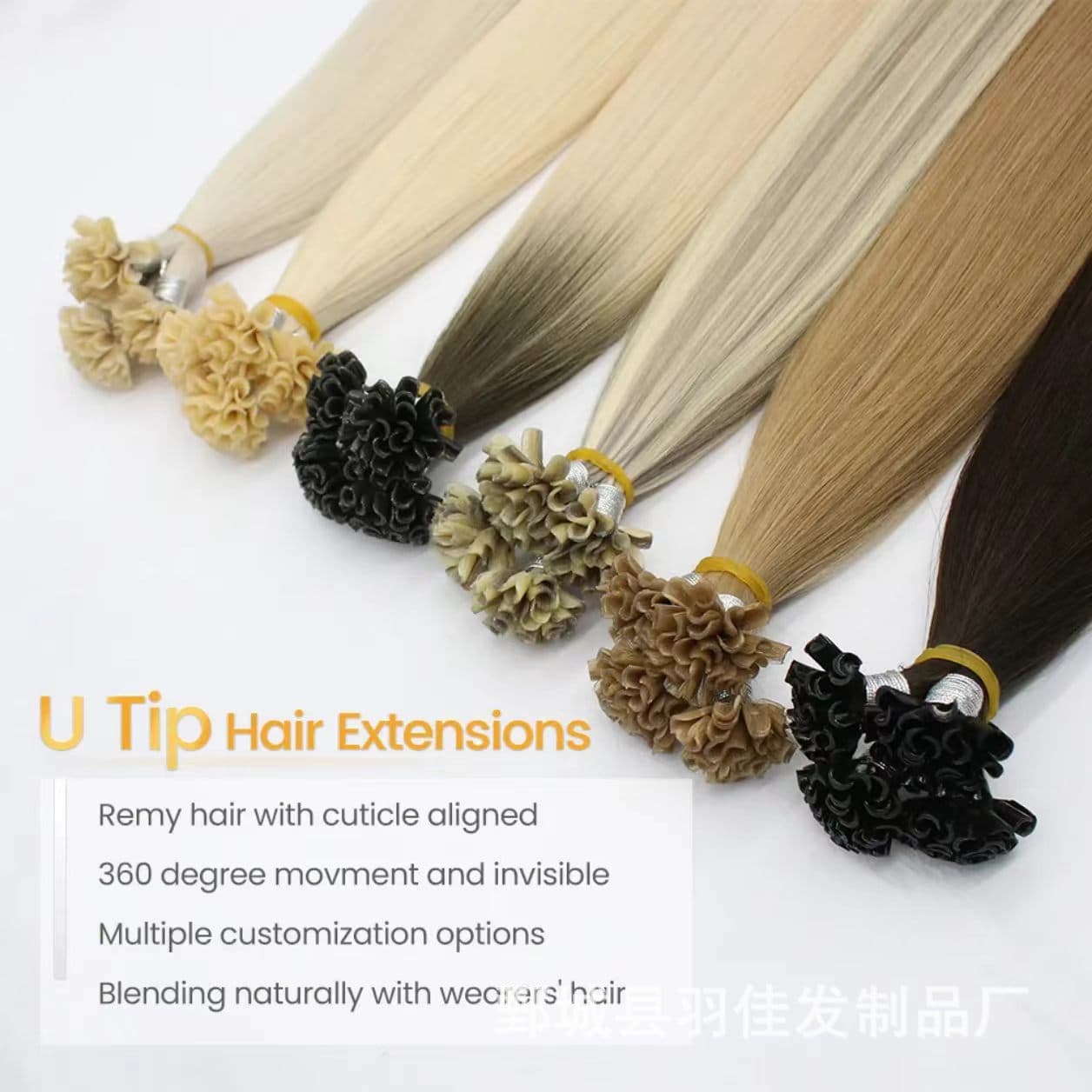 Nail Hair U Tip Hair Extension Remy Virgin U Tip Hair Extension