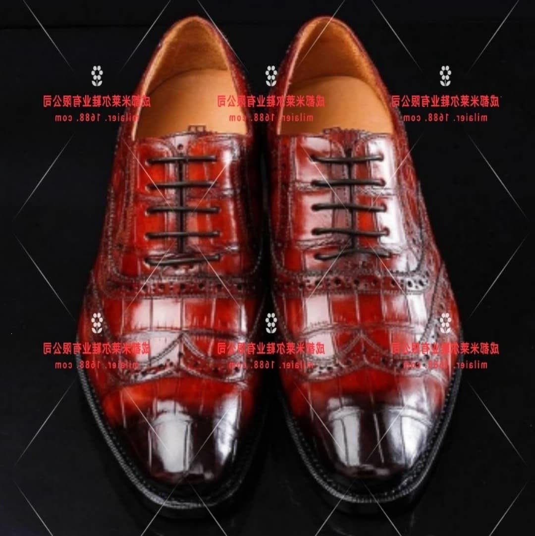 2020 Summer Leather Toe-Cap Artificial PU Retro Men's Formal Shoes Breathable Men's Shoes Direct Source